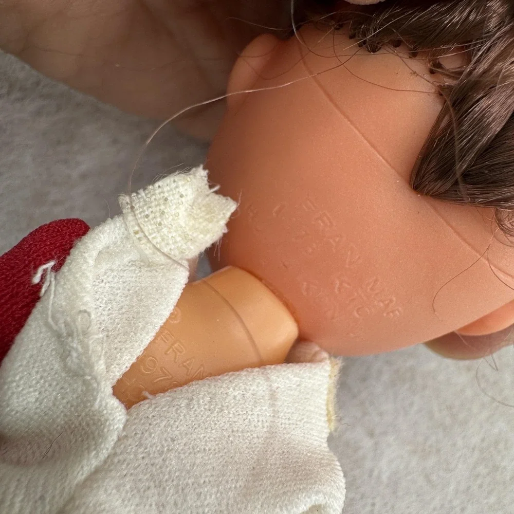 Vintage‎ 1978 Fran Mar Knickerbocker Moppets Doll Ladybug Brunette